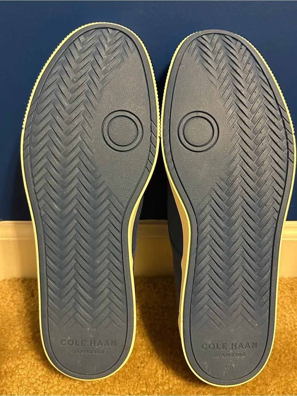 Cole Haan Nantucket 2.0 Slip On Shoes Blue C36417 10.5 Mens